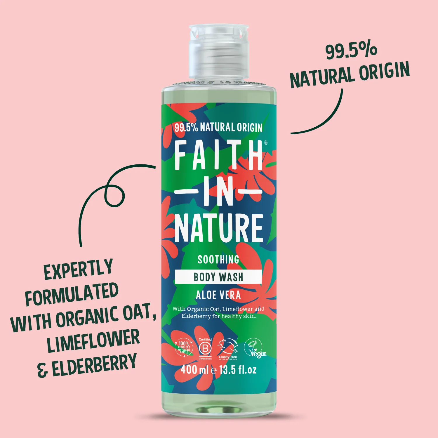 Aloe Vera Body Wash - 400ml - Image 3