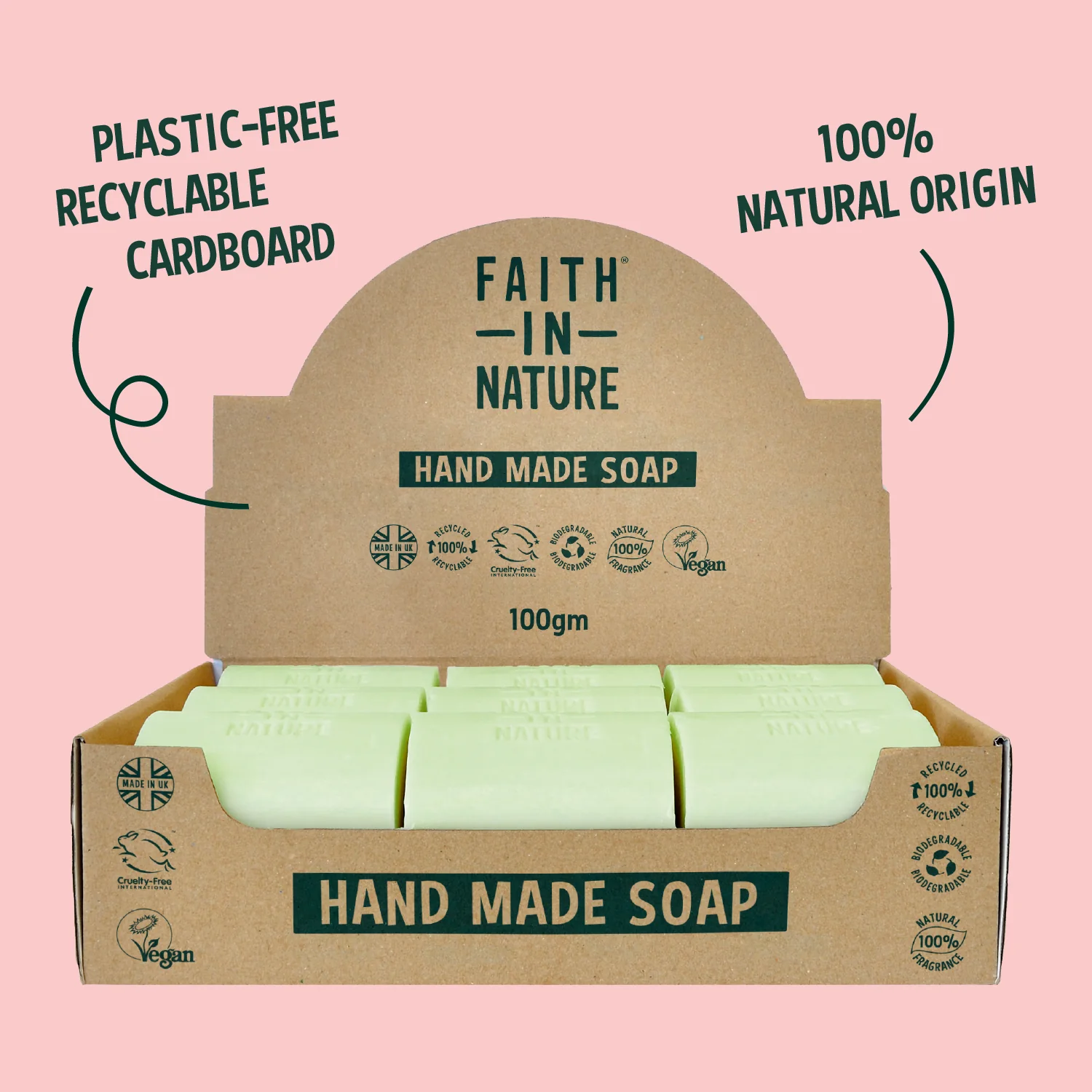 Box of 18 Unwrapped Aloe Vera Soaps - Image 3