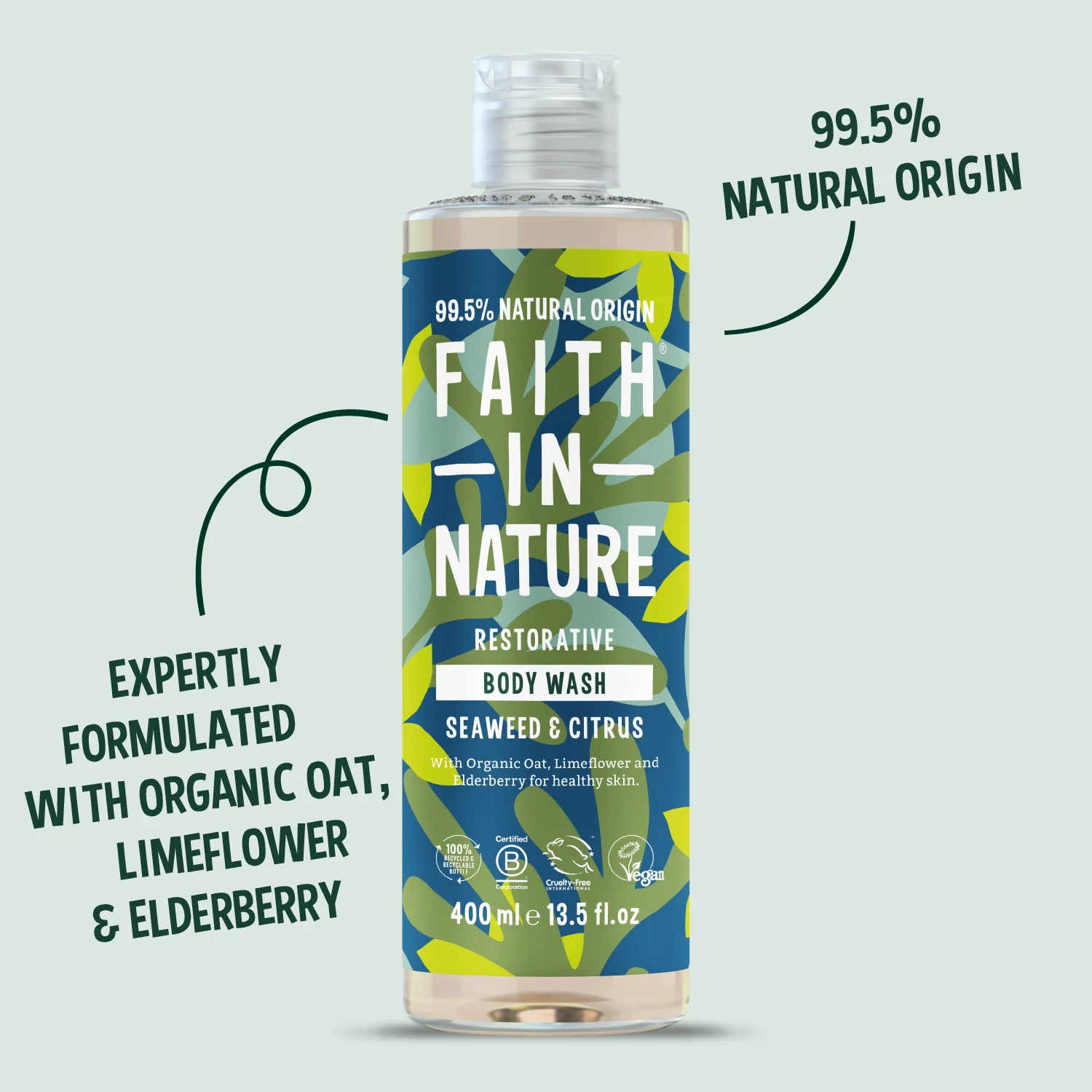 Seaweed & Citrus Body Wash - 400ml - Image 3