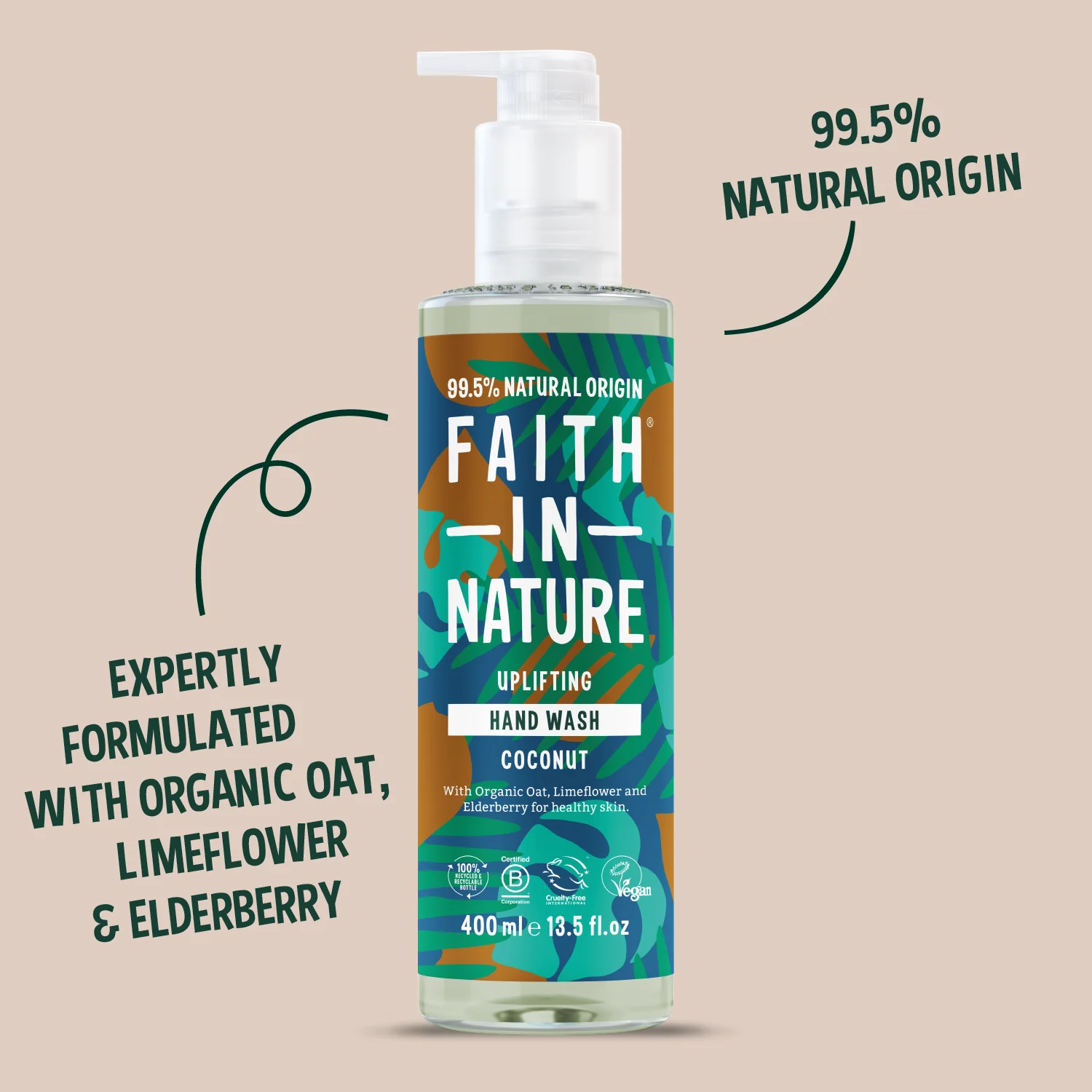 Coconut Hand Wash - 400ml - Image 3