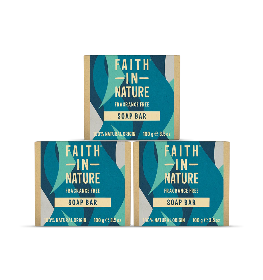 3 x Fragrance Free Soap Bars