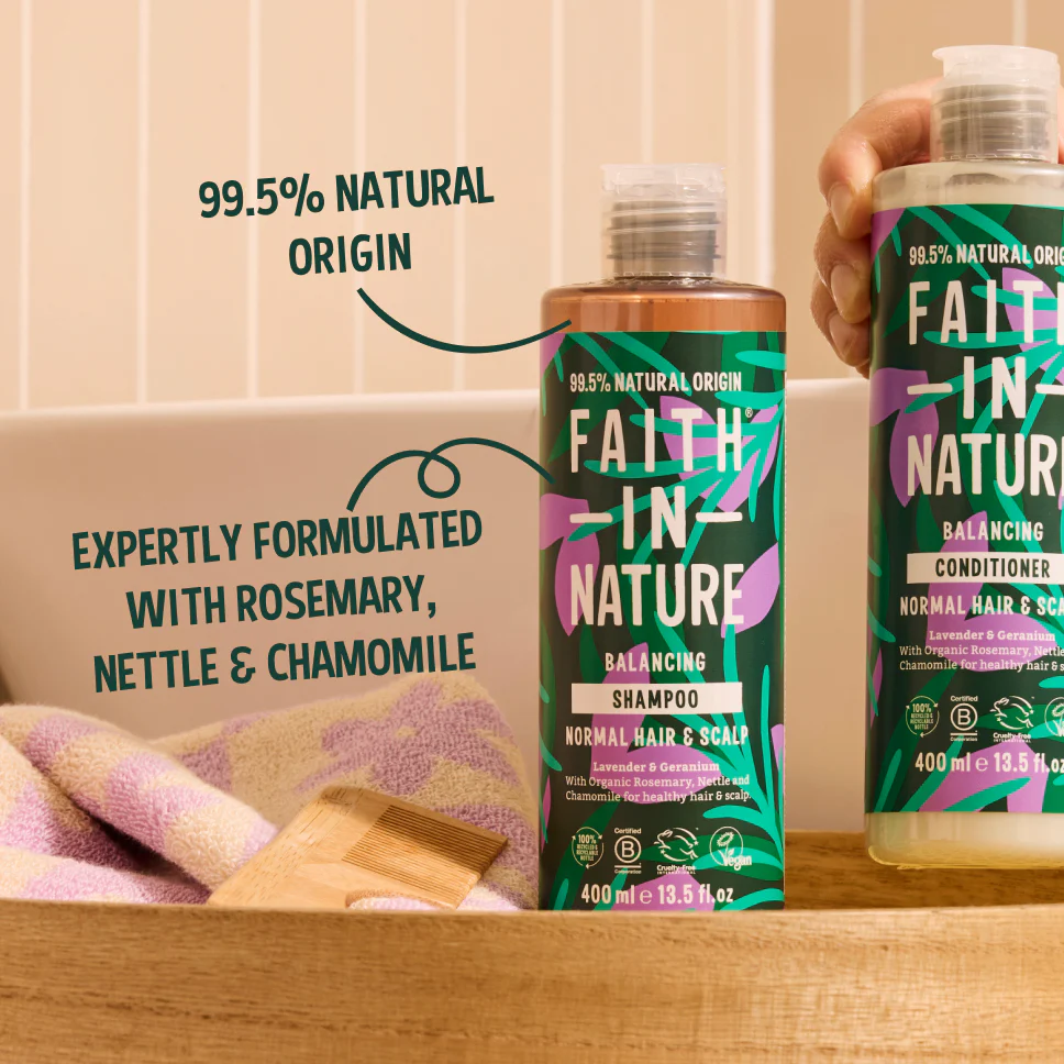Lavender & Geranium Shampoo - 400ml - Image 3