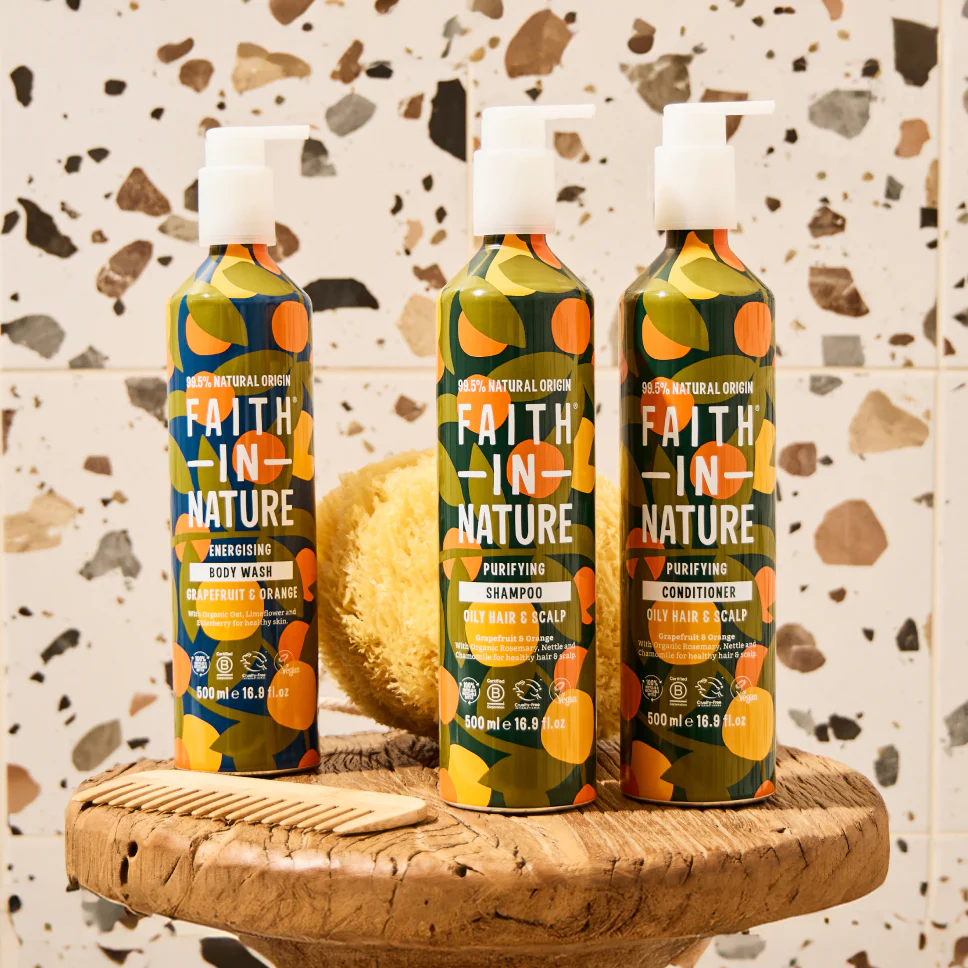 Grapefruit & Orange Hair & Body Set - 500ml Aluminium - Image 7