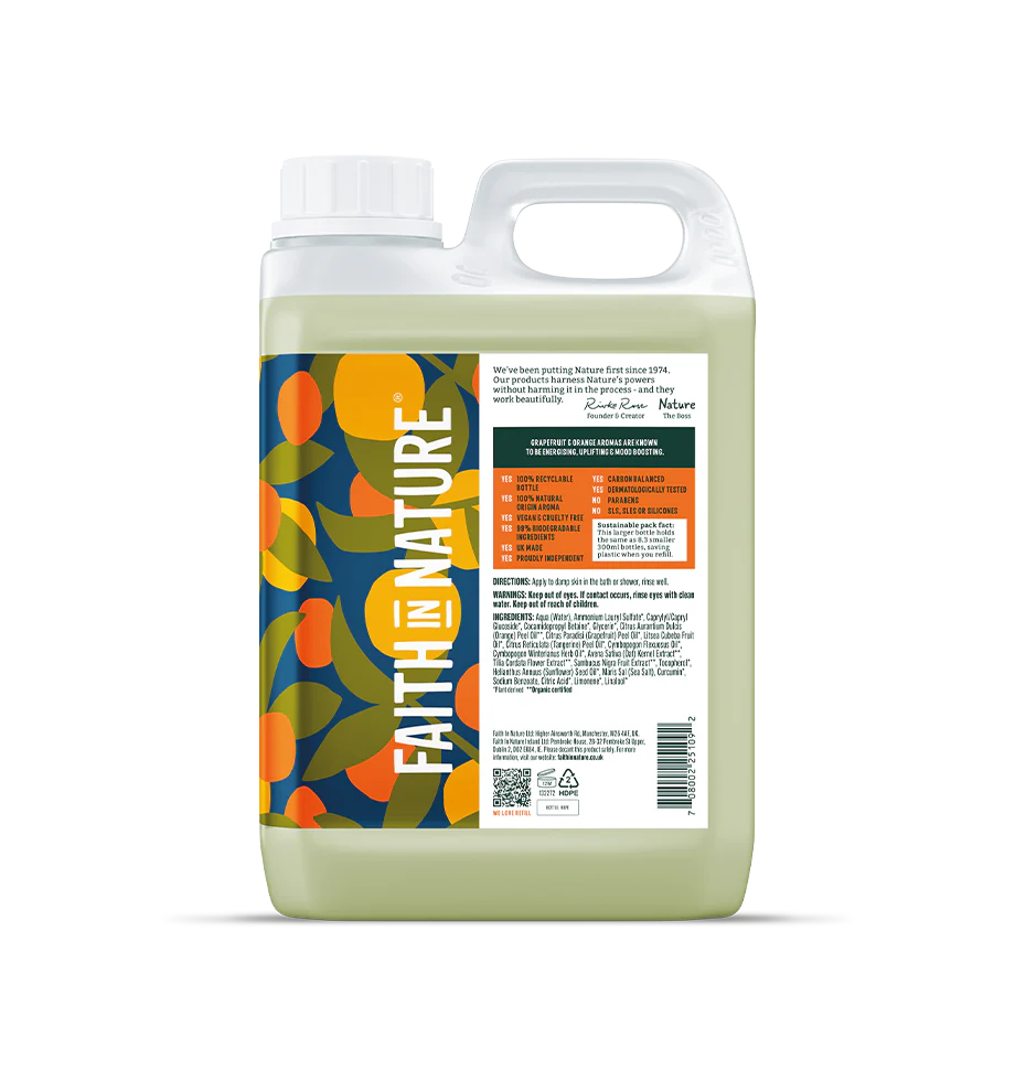 Grapefruit & Orange Body Wash - 2.5L