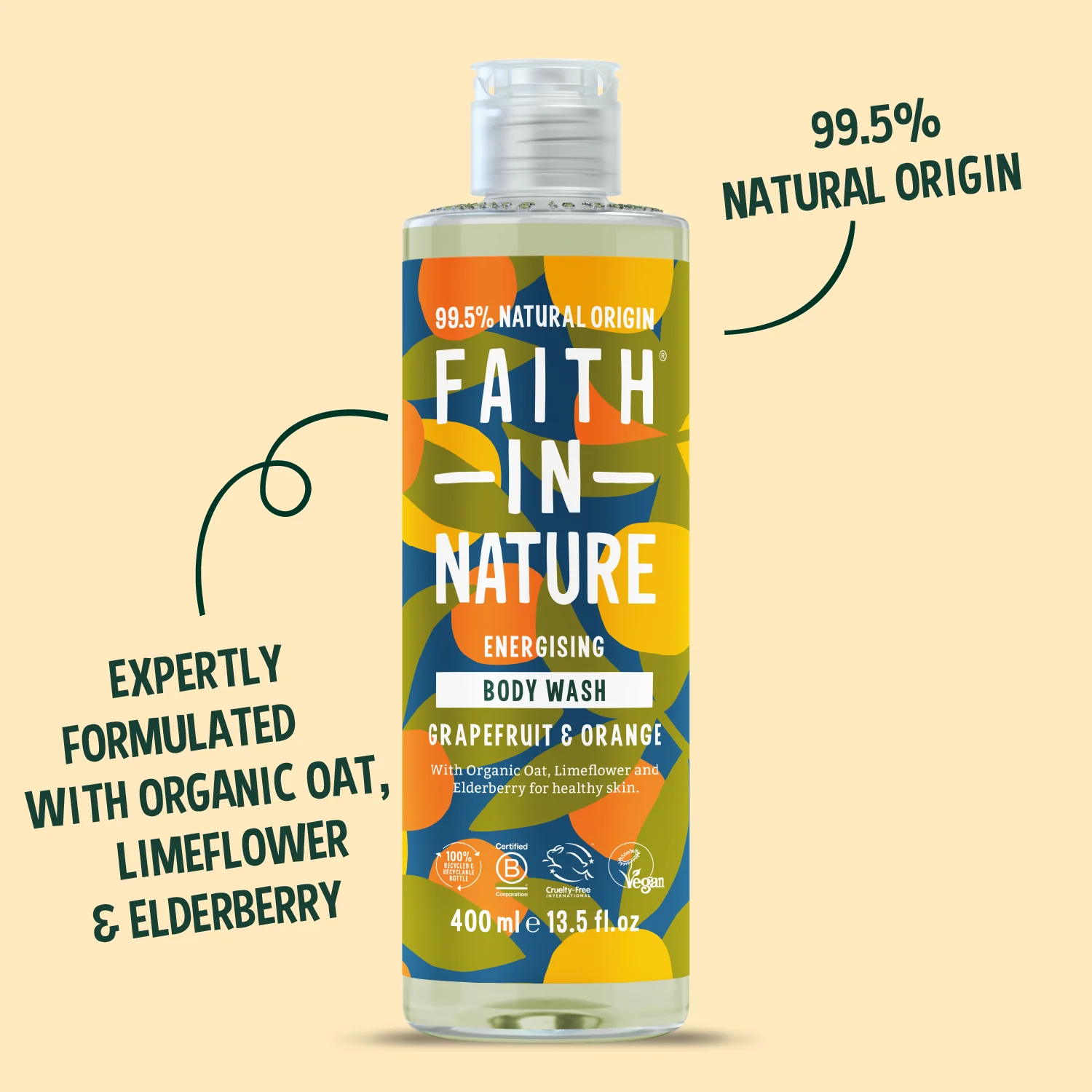 Grapefruit & Orange Body Wash - 400ml - Image 3