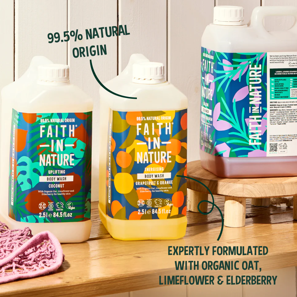 Grapefruit & Orange Body Wash - Aluminium Refill Set - Image 4