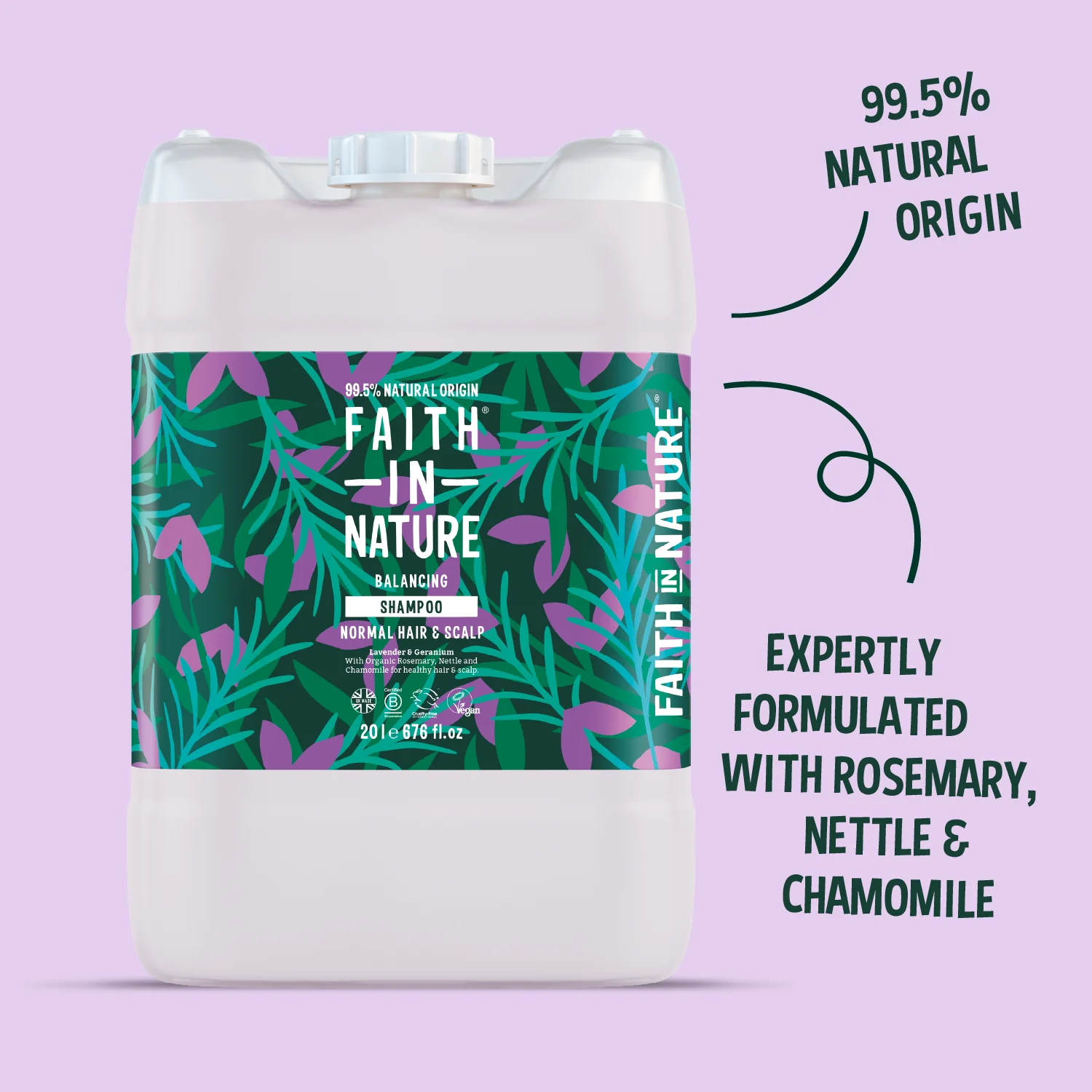 Lavender & Geranium Shampoo - 20L - Image 3