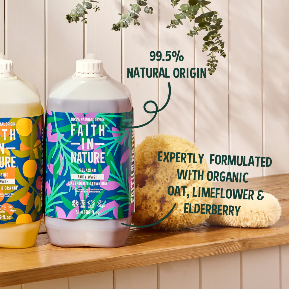 Lavender & Geranium Body Wash - 5L - Image 3