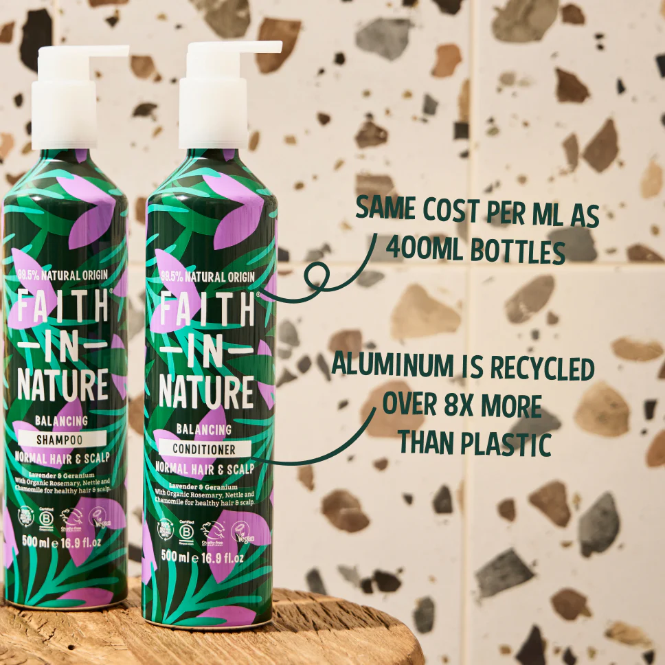 Lavender & Geranium Conditioner - 500ml Aluminium - Image 3