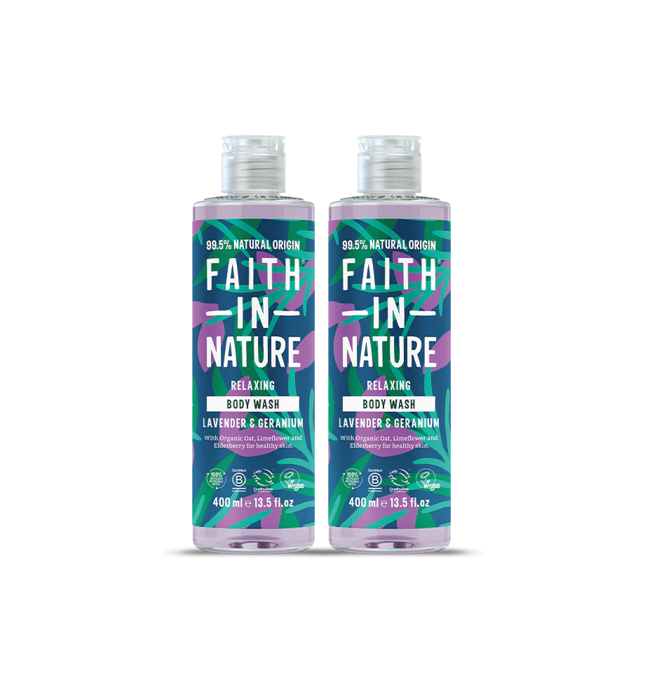 Lavender & Geranium Body Wash Duo