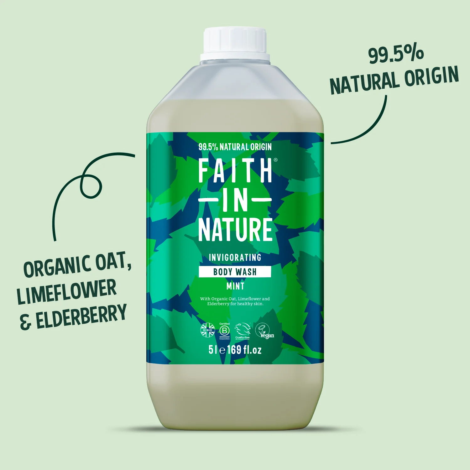 Mint Body Wash - 5L - Image 3