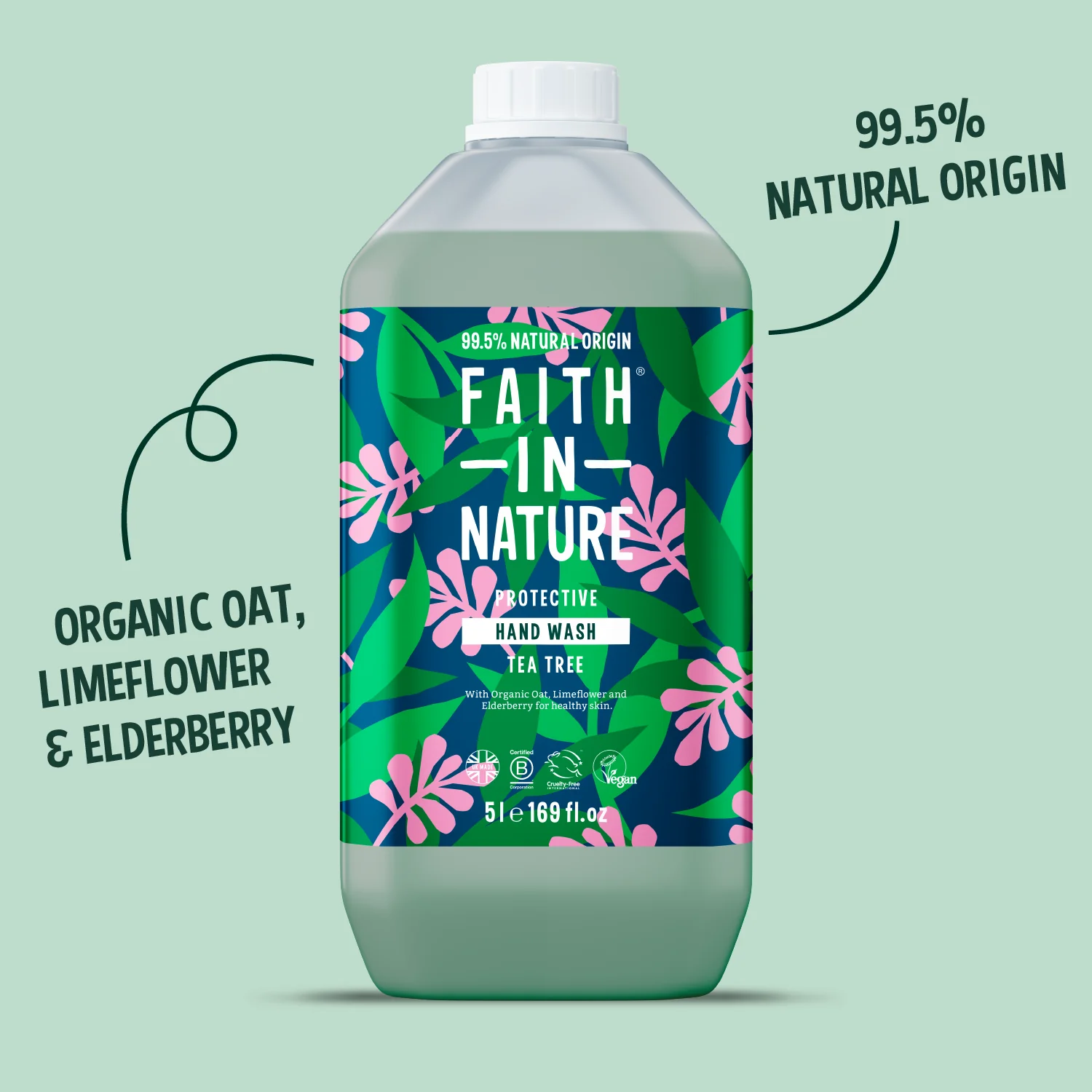 Tea Tree Hand Wash - 5L - Image 3