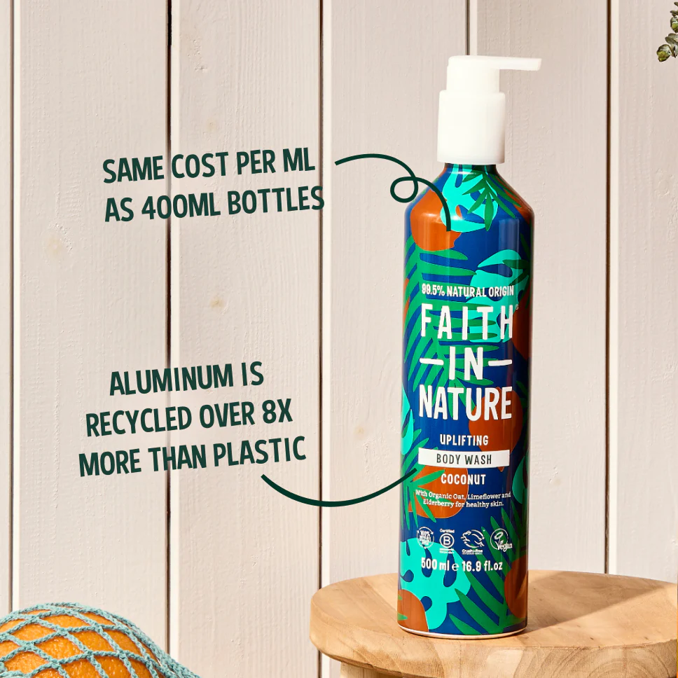 Coconut Body Wash - 500ml Aluminium - Image 3