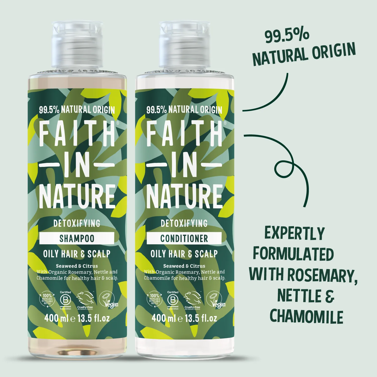 Seaweed & Citrus Shampoo & Conditioner Set - Image 3