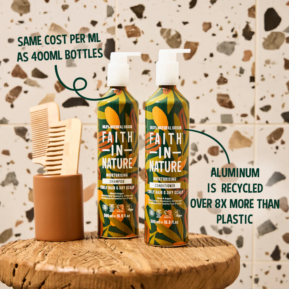 Shea & Argan Conditioner - 500ml Aluminium - Image 3