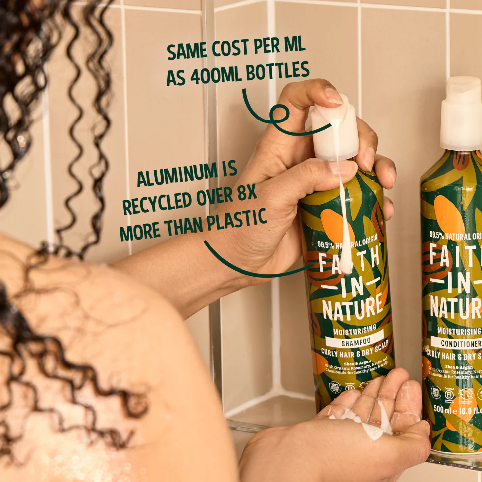 Shea & Argan Shampoo - 500ml Aluminium - Image 3