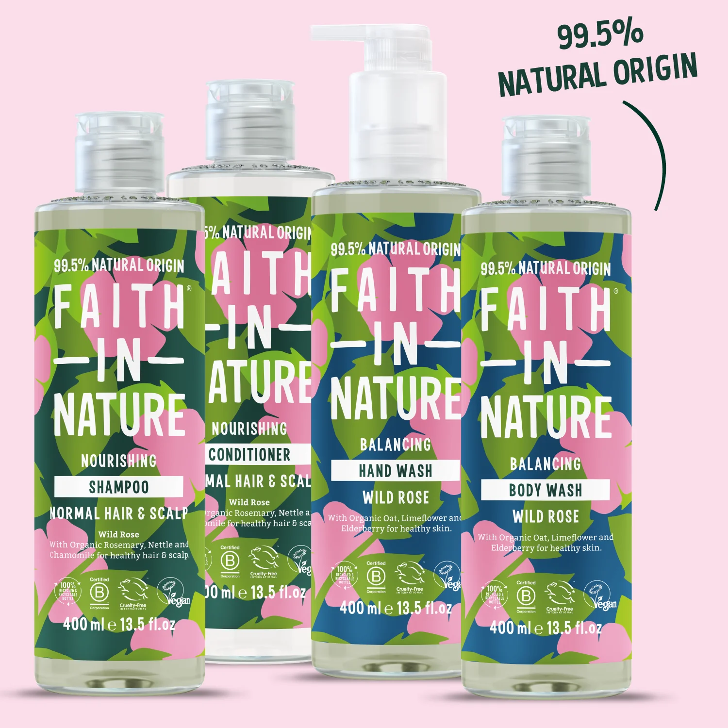 Wild Rose Hair & Body Care Bundle - Image 3