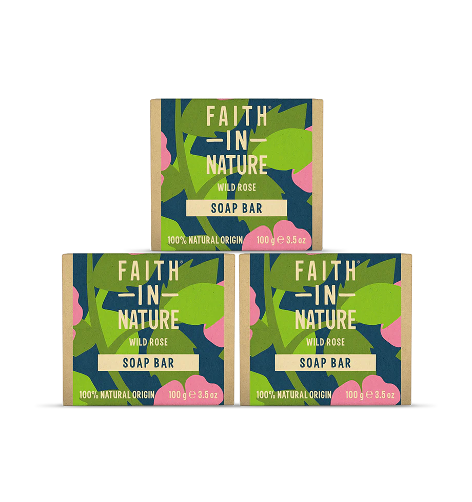 3 x Wild Rose Soap Bars